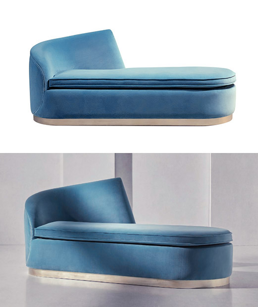 Duno Chaise Lounge by Alexandra Preview Collection 2021